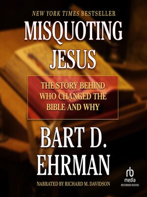 cover image of Misquoting Jesus